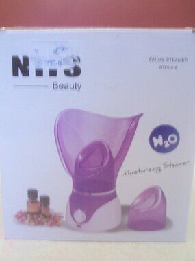 NTFS Beauty Moisturizing Facial Steamer, NTFS-618, Purple, NIB